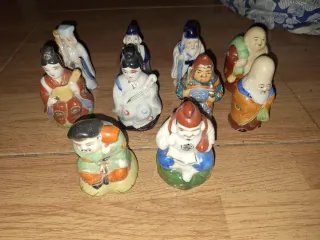 Set di figure vintage di buddha
