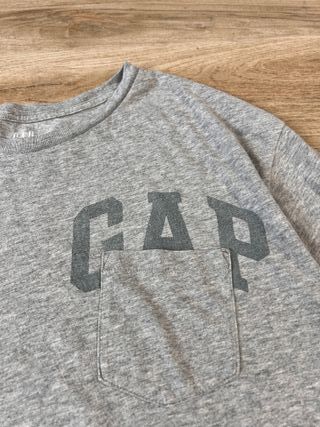 GAP For Good Heather Grey Pocket Logo Tee | XL
