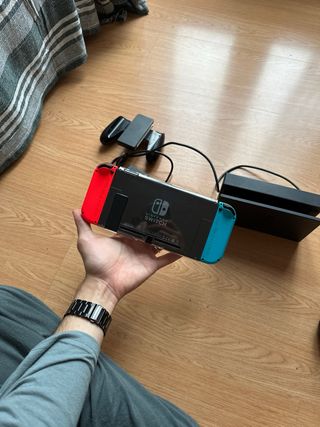 Nintendo Switch + Mario + Rabbids + Funda + Protec