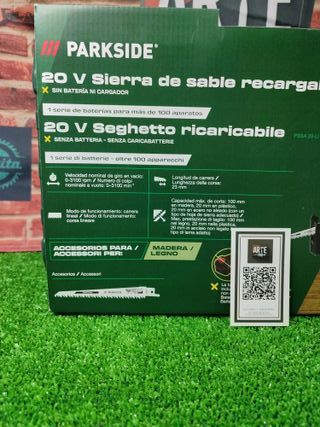 Sierra de sable Parkside 20V (sin batería)