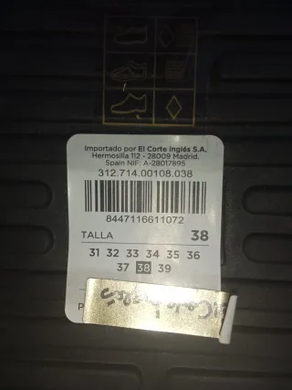 Botas El Corte Inglés Talla 38
