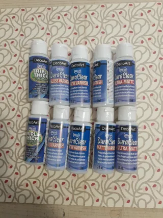 10 Botes Barniz Americana 59ml