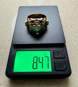 Anillo Art Décor Oro Bicolor 18k Diamante