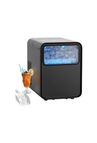 Macchina per il ghiaccio nero trasparente