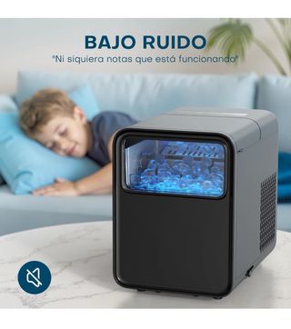 Macchina per il ghiaccio nero trasparente