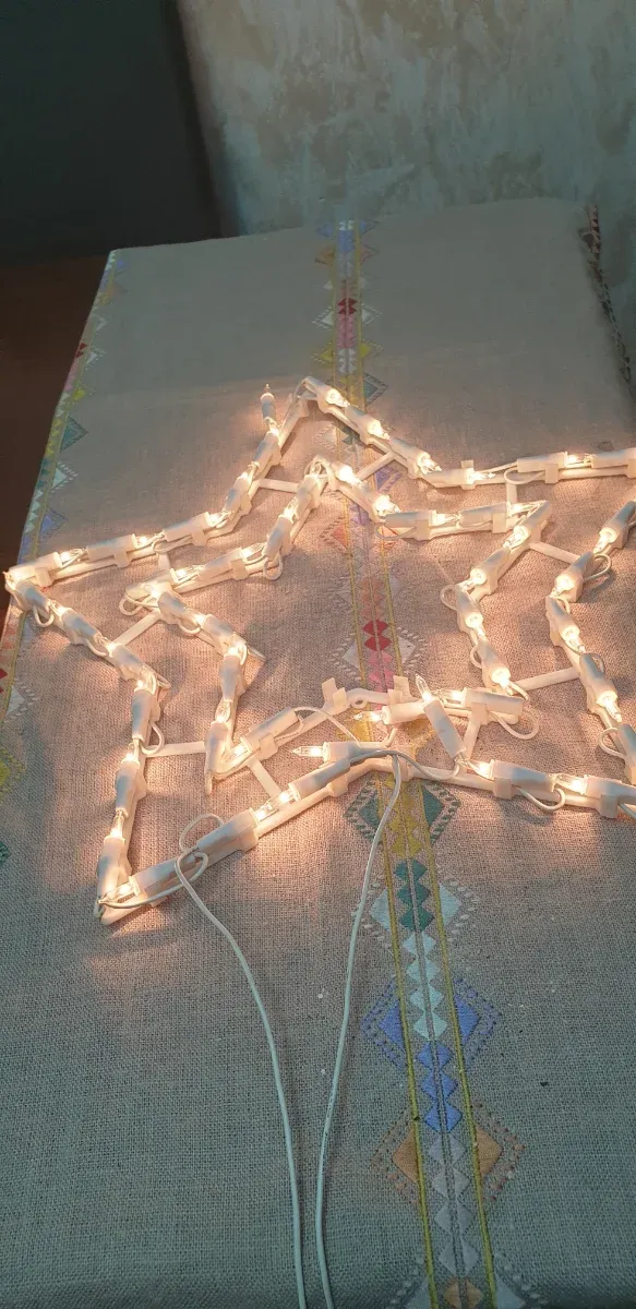 Estrella Navideña Decorativa Iluminada