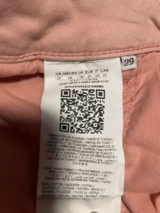 Pantalón vaquero elástico Chica Guess Talla 29