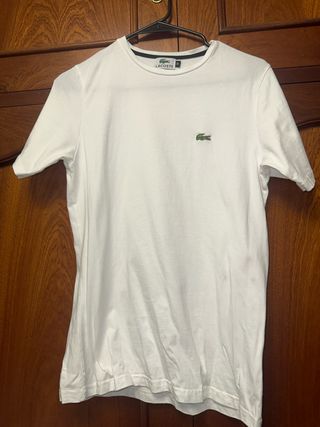 Camiseta Lacoste Blanca Talla M