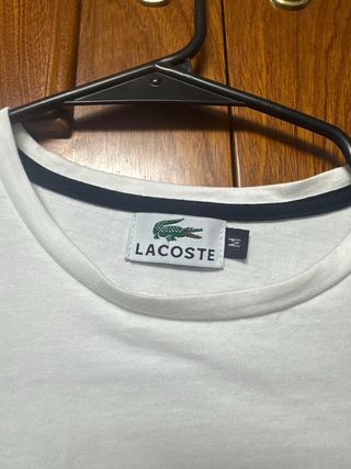Camiseta Lacoste Blanca Talla M
