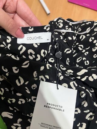 Camisa Couchel Estampada Mujer Talla Única
