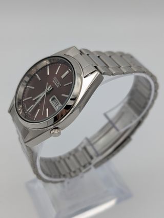 Reloj SEIKO Automático Día-Fecha Marrón/Plata