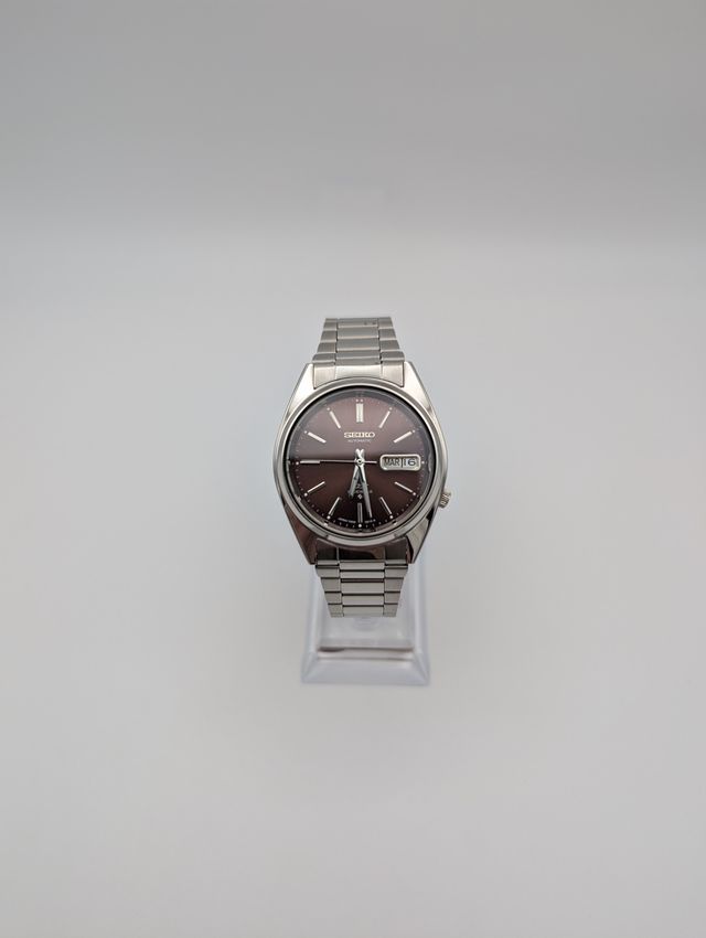 Reloj SEIKO Automático Día-Fecha Marrón/Plata