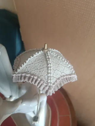 Figura Lladro Pareja Elegante Paraguas
