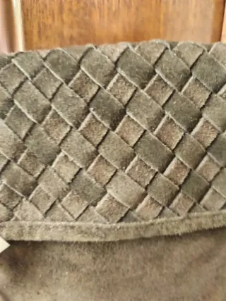 Bolso Dayaday Piel Marrón Trenzado