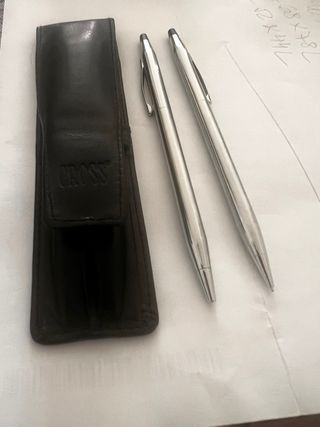 Bolígrafo y lápiz Cross con funda