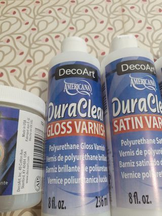 5 Botes Barniz DecoArt Americana 236ml