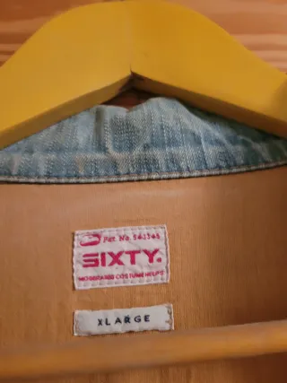 Cazadora vaquera Sixty azul hombre