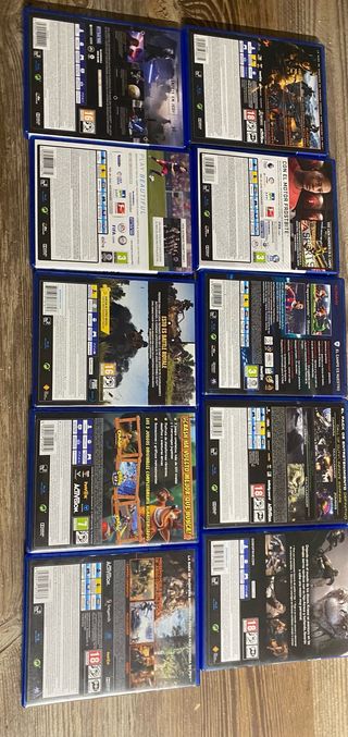 Lote 10 Juegos PS4: Star Wars, FIFA, COD, Crash