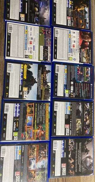 Lote 10 Juegos PS4: Star Wars, FIFA, COD, Crash