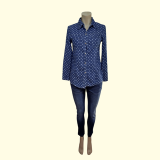Camisa vaquera lunares talla M