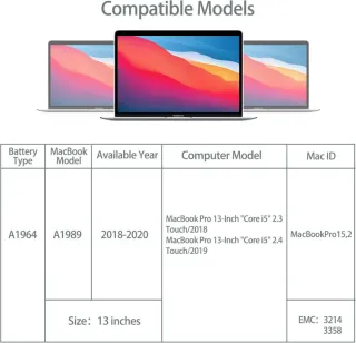 Batería MacBook Pro 13 A1989/A1964/A2251
