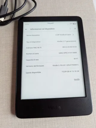 Amazon Kindle e-reader 11