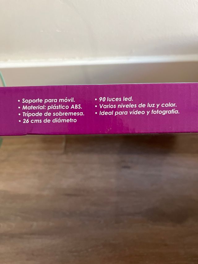 Lámpara LED USB Circular 10 con Soporte Móvil