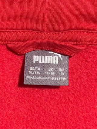 Sudadera Puma Roja y Negra