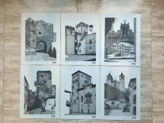 24 ilustraciones de patrimonio monumental cacereño