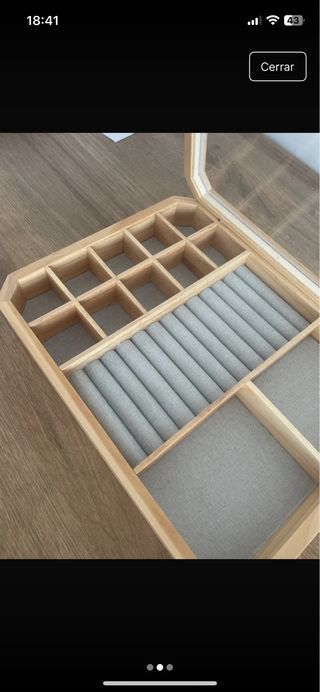 Joyero de madera