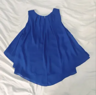 Blusa fluida azul 