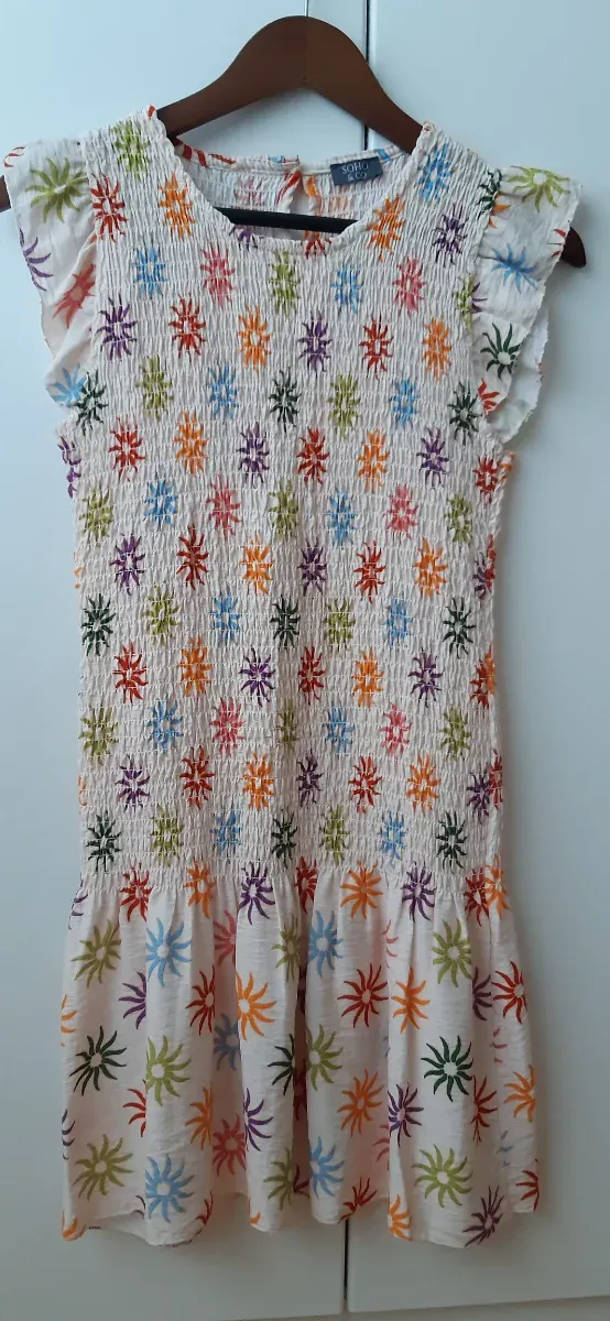 Vestido estampado multicolor