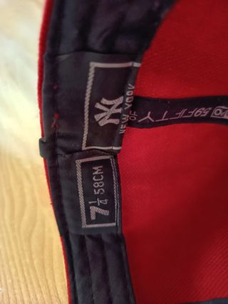 Gorra New York Yankees New Era Roja nueva