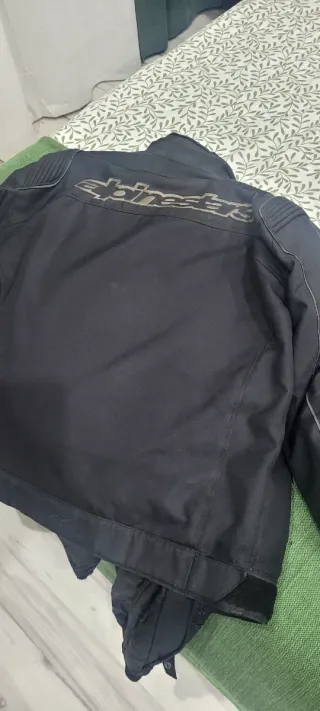 Chaqueta de moto Alpinestars negra