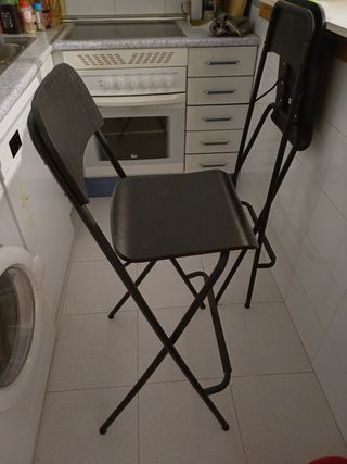 Taburetes Altos Plegables IKEA (2uds)