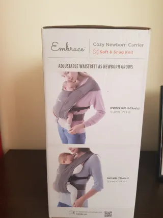 Ergobaby Embrace Marsúpio Cinza