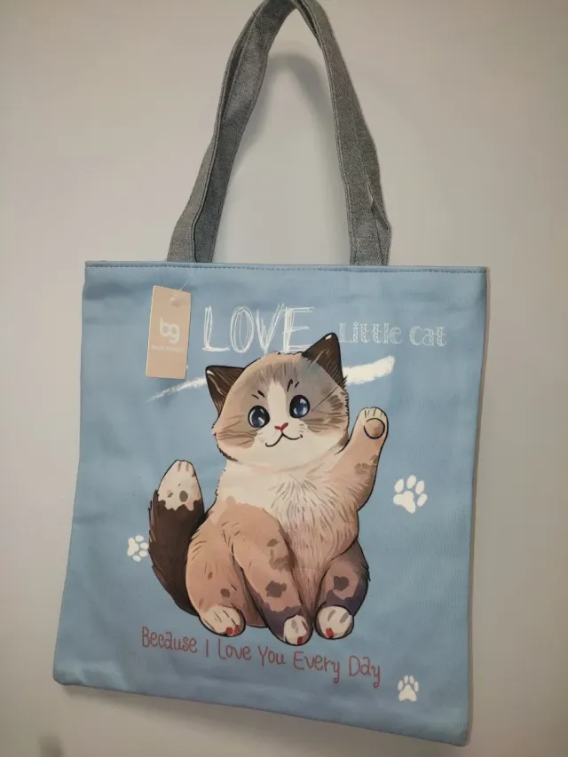 Bolso Tote  BG gato Love Little Cat