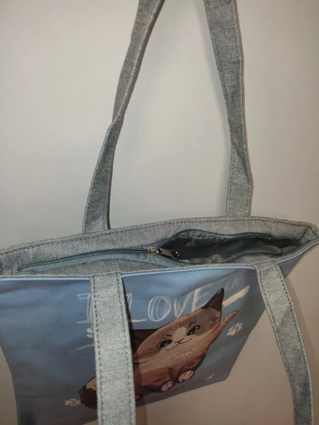Bolso Tote  BG gato Love Little Cat