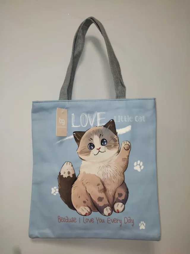 Bolso Tote  BG gato Love Little Cat