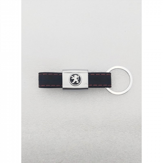 Llavero de cuero con logo peugeot Perfecto para r