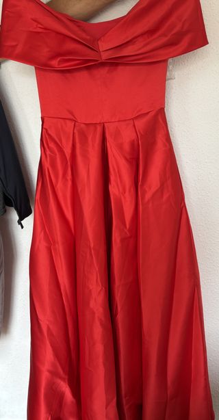 Vestido Rojo Pasión con Lazo