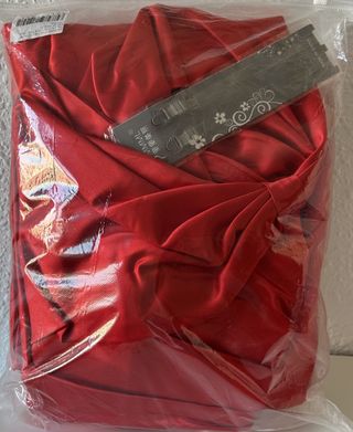 Vestido Rojo Pasión con Lazo