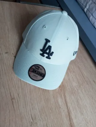 Gorra New Era LA 9FORTY Niño Blanca