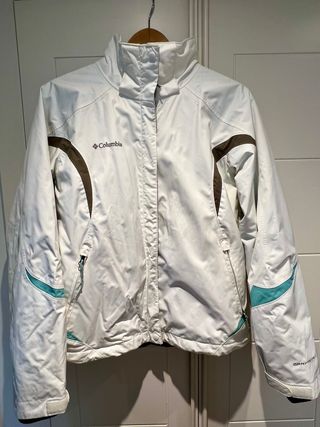 Chaqueta Columbia esquí blanca