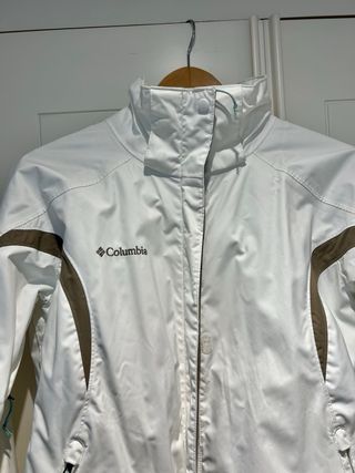 Chaqueta Columbia esquí blanca