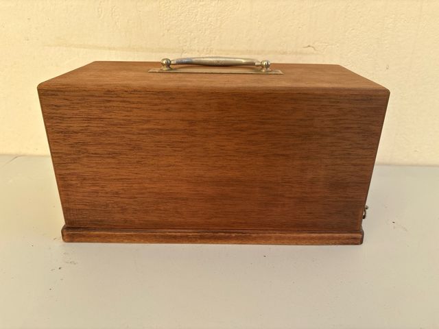 Barógrafo Antiguo Madera y Cristal de coleccioncol