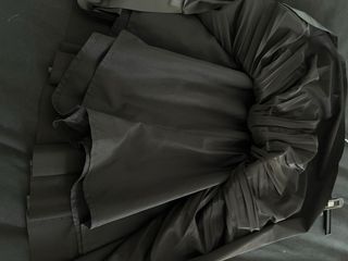 Falda-pantalón Zara efecto piel negra T.XS