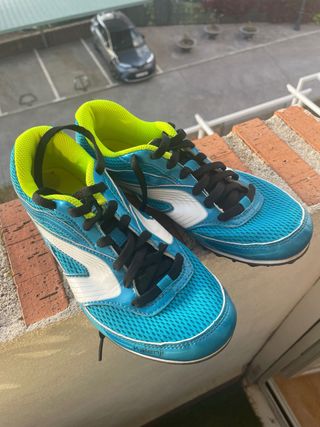 Zapatillas Atletismo Kalenji Azul/Blanco