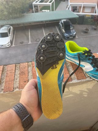 Zapatillas Atletismo Kalenji Azul/Blanco