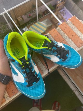 Zapatillas Atletismo Kalenji Azul/Blanco